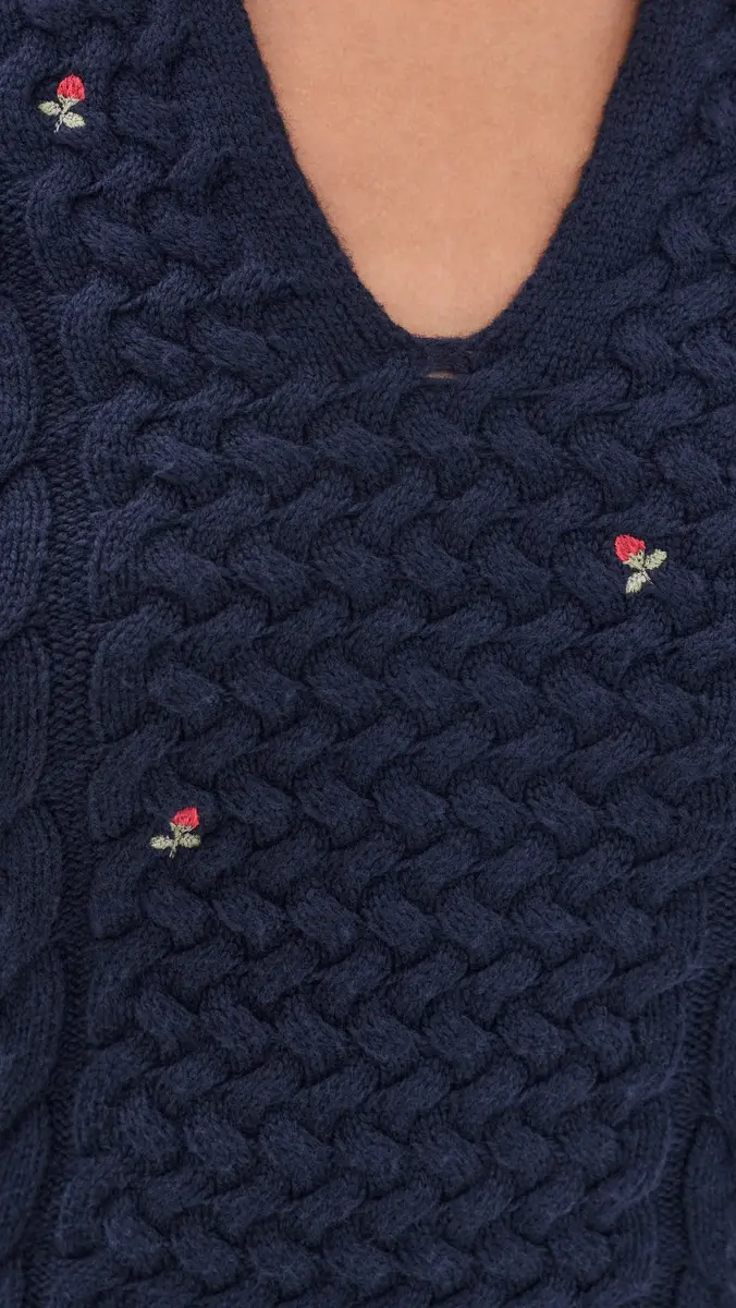 Pistola Shana Cable Embroidered Sweater | Thumbnail 6 Pistola Shana Cable Embroidered Sweater | Thumbnail 6