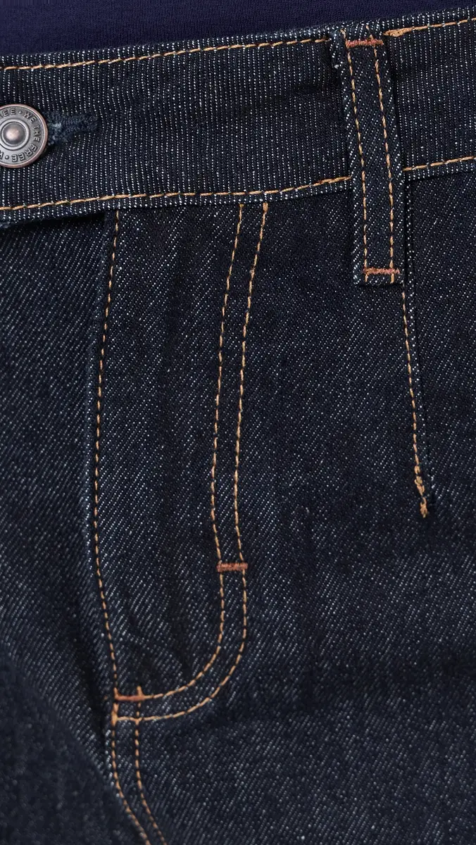 Free People Galivanting Denim Skort | Thumbnail 6