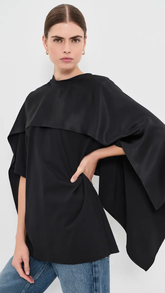FRENKEN Disturb Crepe Satin T-Shirt | Thumbnail 2 FRENKEN Disturb Crepe Satin T-Shirt | Thumbnail 2