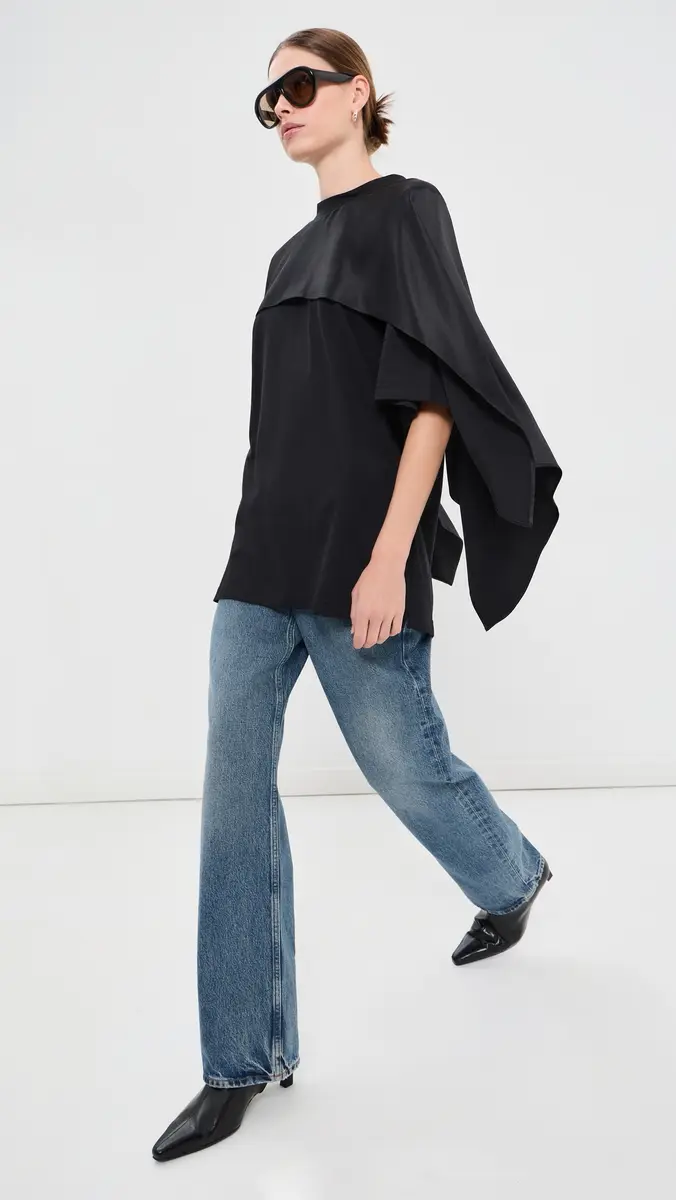 FRENKEN Disturb Crepe Satin T-Shirt | Thumbnail 5 FRENKEN Disturb Crepe Satin T-Shirt | Thumbnail 5