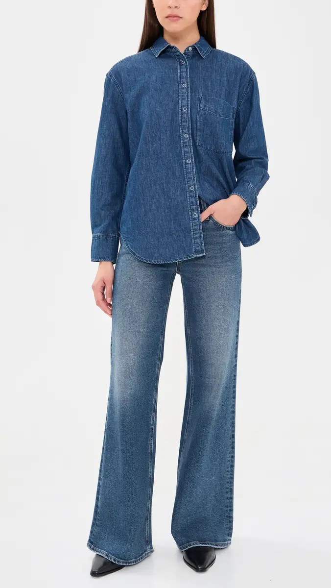 Pistola Vivian Mid Wide Jeans | Thumbnail 5 Pistola Vivian Mid Wide Jeans | Thumbnail 5