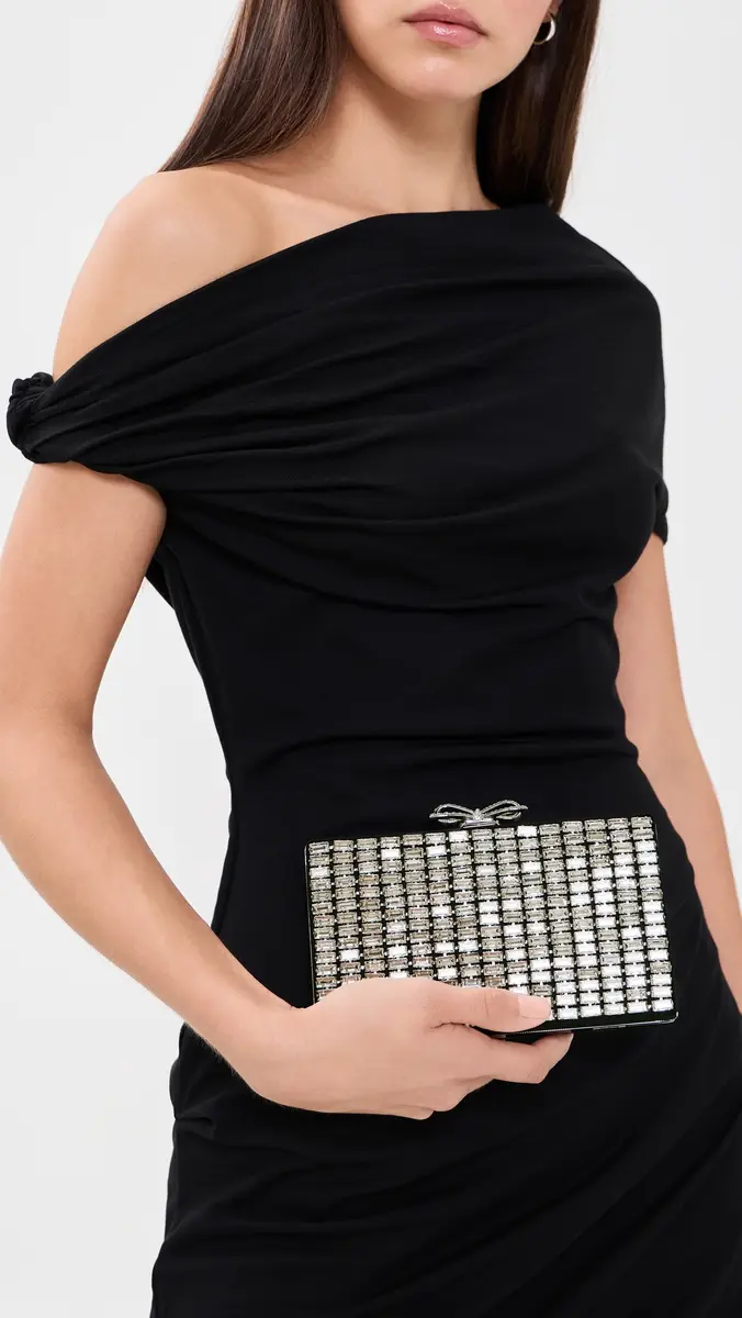 Self-Portrait Silver Chainmail Clutch | Thumbnail 3 Self-Portrait Silver Chainmail Clutch | Thumbnail 3