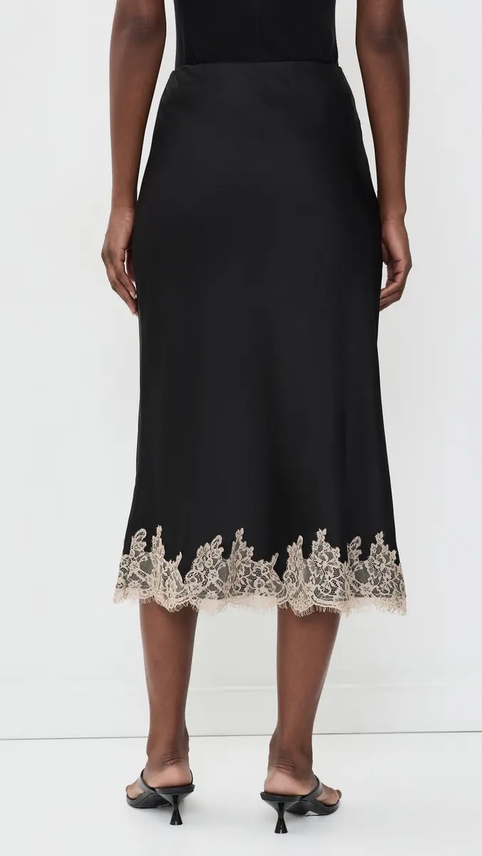 Wayf Vienna Lace Trim Skirt | Thumbnail 3 Wayf Vienna Lace Trim Skirt | Thumbnail 3