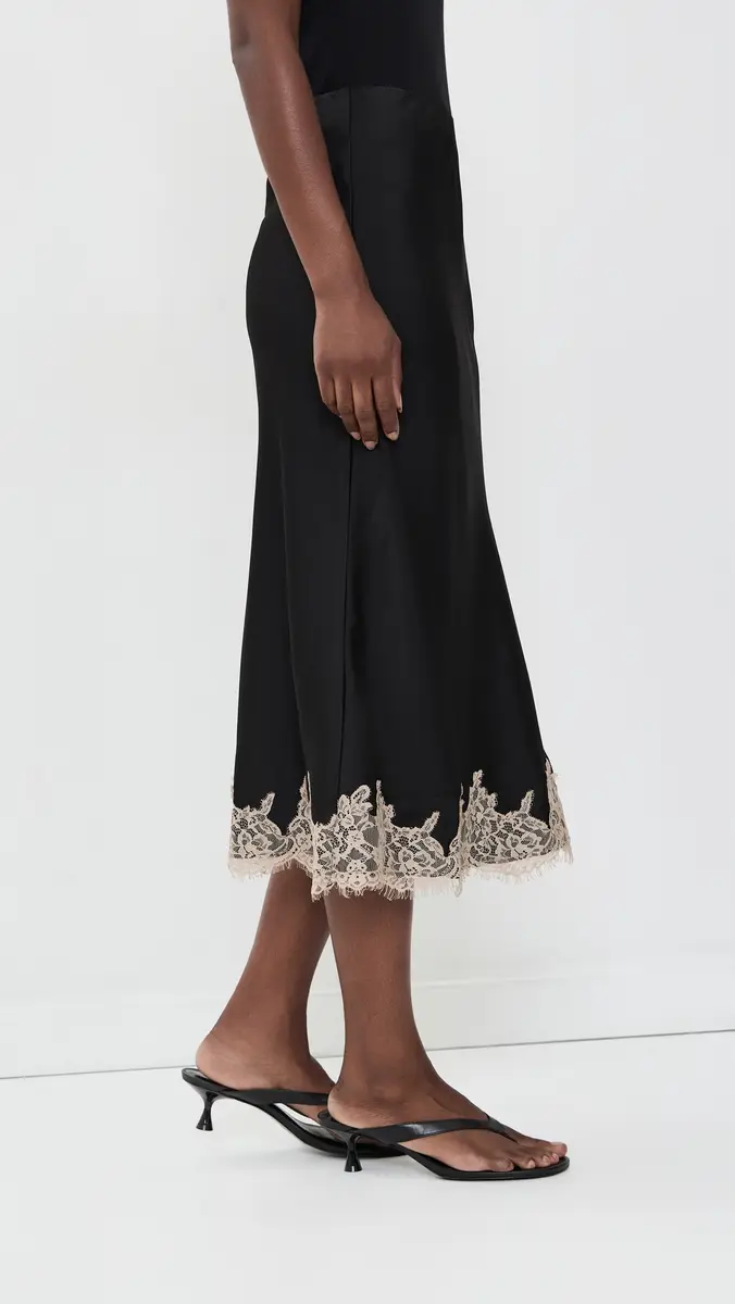 Wayf Vienna Lace Trim Skirt | Thumbnail 4 Wayf Vienna Lace Trim Skirt | Thumbnail 4