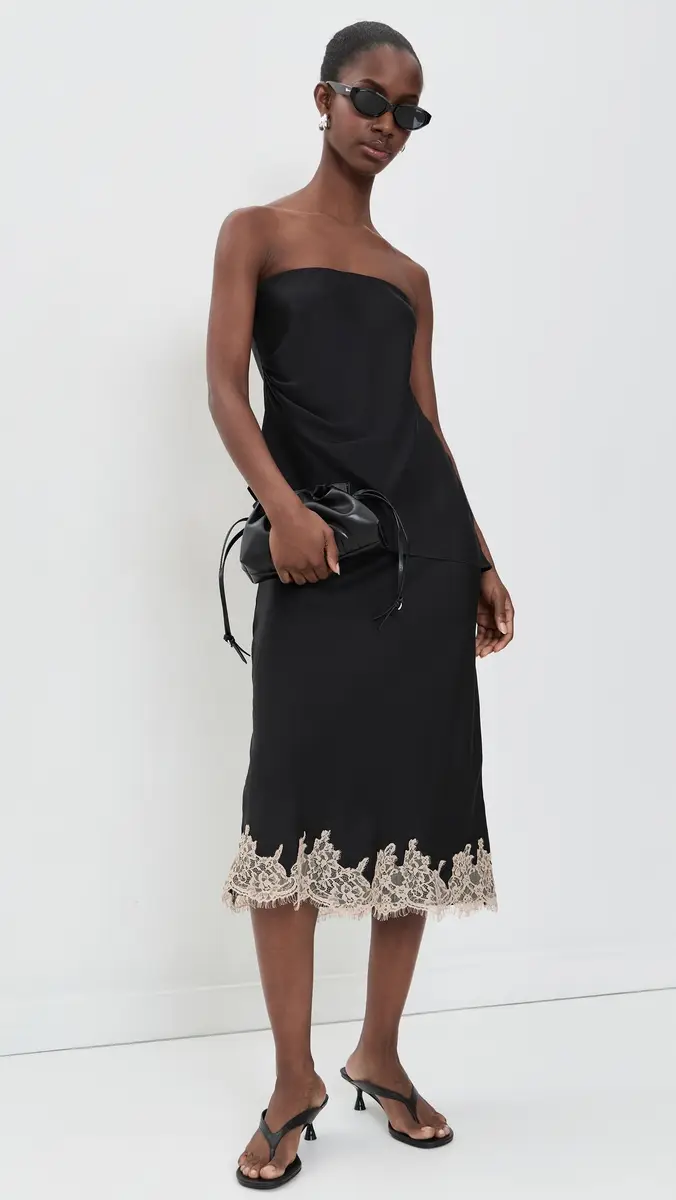 Wayf Vienna Lace Trim Skirt | Thumbnail 5 Wayf Vienna Lace Trim Skirt | Thumbnail 5