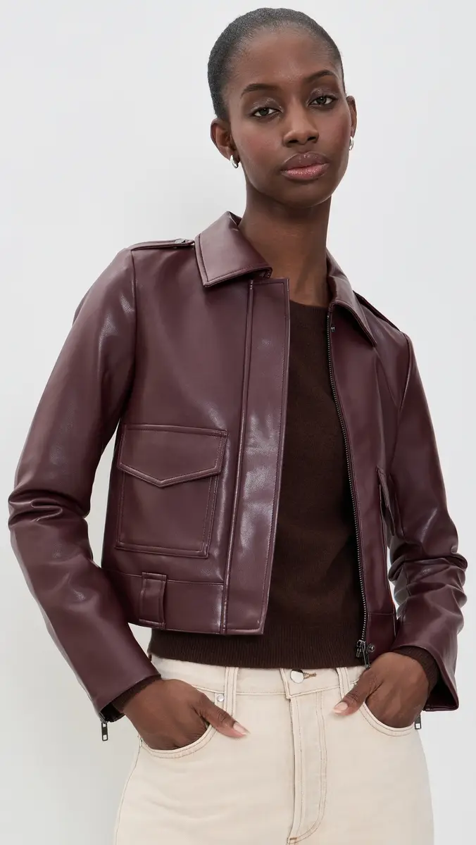 Pistola Bex Shrunken Faux Leather Jacket | Thumbnail 2 Pistola Bex Shrunken Faux Leather Jacket | Thumbnail 2