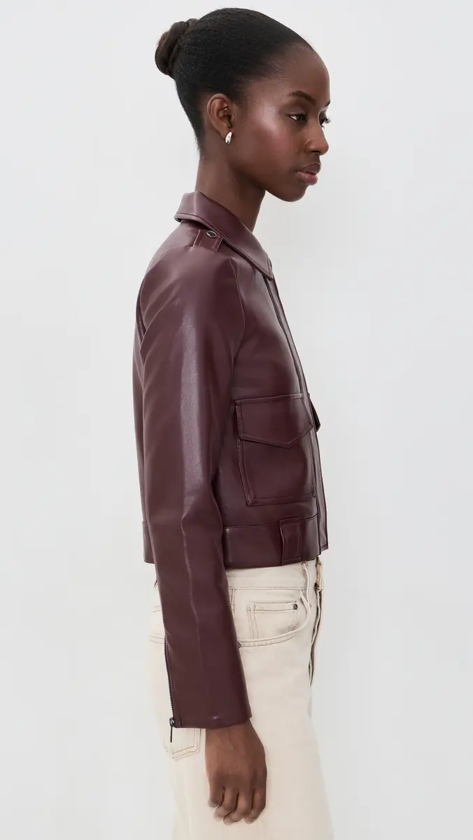 Pistola Bex Shrunken Faux Leather Jacket | Thumbnail 4 Pistola Bex Shrunken Faux Leather Jacket | Thumbnail 4