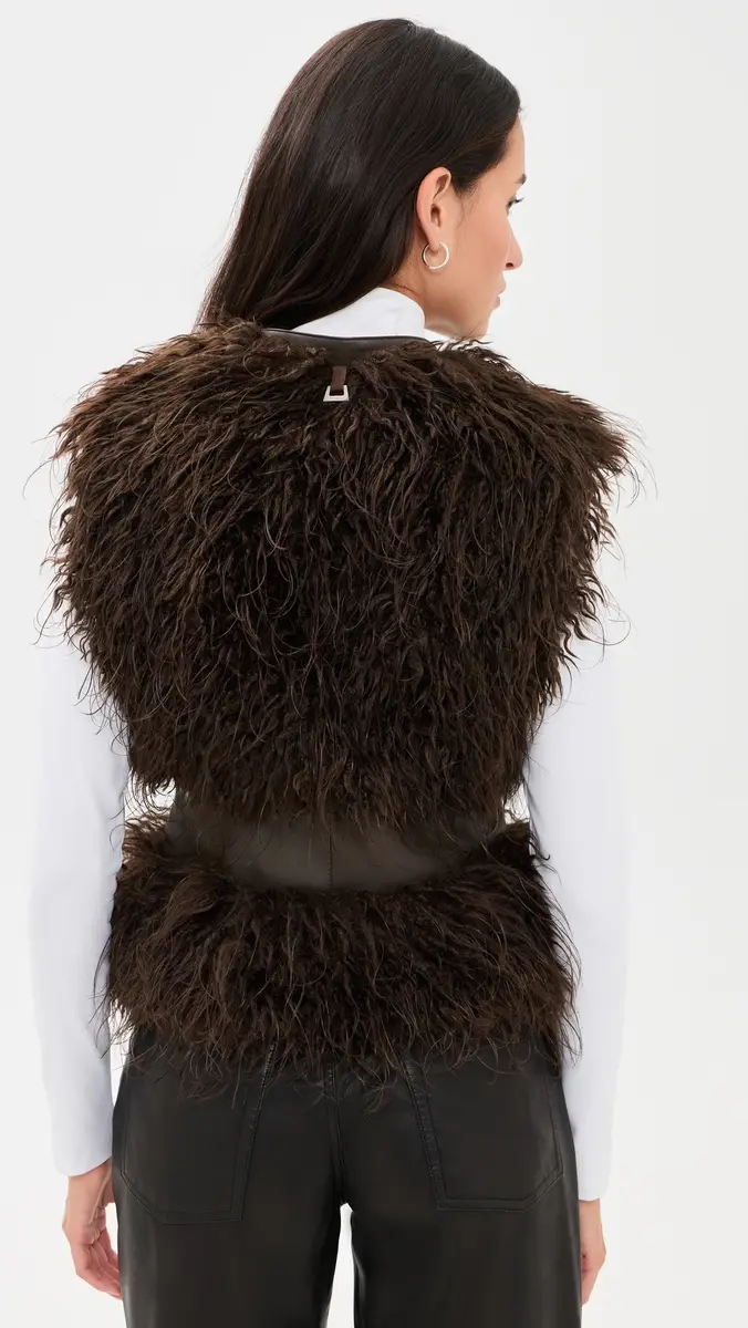 Apparis Cleo Mongolian Vest | Thumbnail 3 Apparis Cleo Mongolian Vest | Thumbnail 3