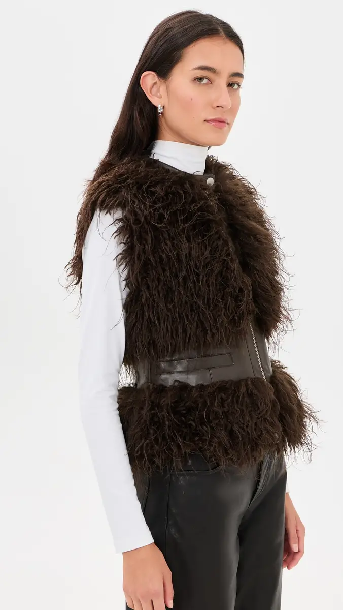 Apparis Cleo Mongolian Vest | Thumbnail 4 Apparis Cleo Mongolian Vest | Thumbnail 4