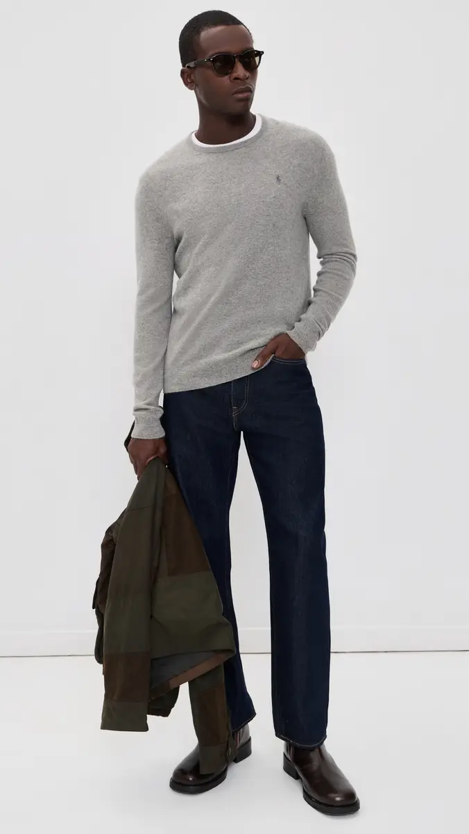 Polo Ralph Lauren Original Label Lux Crew Neck Sweater | Thumbnail 5