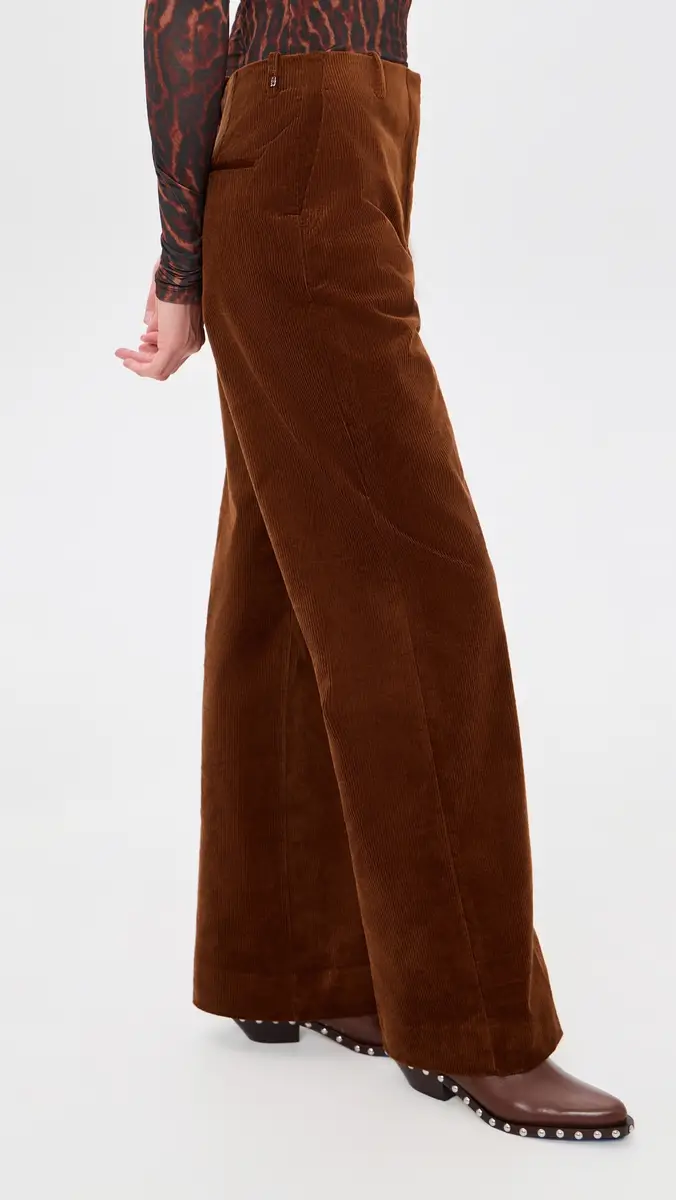 Ganni Corduroy Trousers | Thumbnail 4
