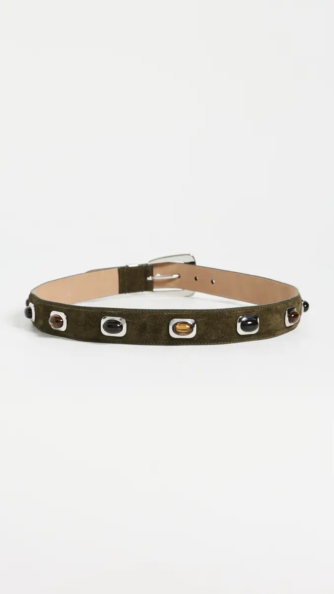 Veronica Beard Stone Embellished Suede Arch Belt | Thumbnail 4 Veronica Beard Stone Embellished Suede Arch Belt | Thumbnail 4