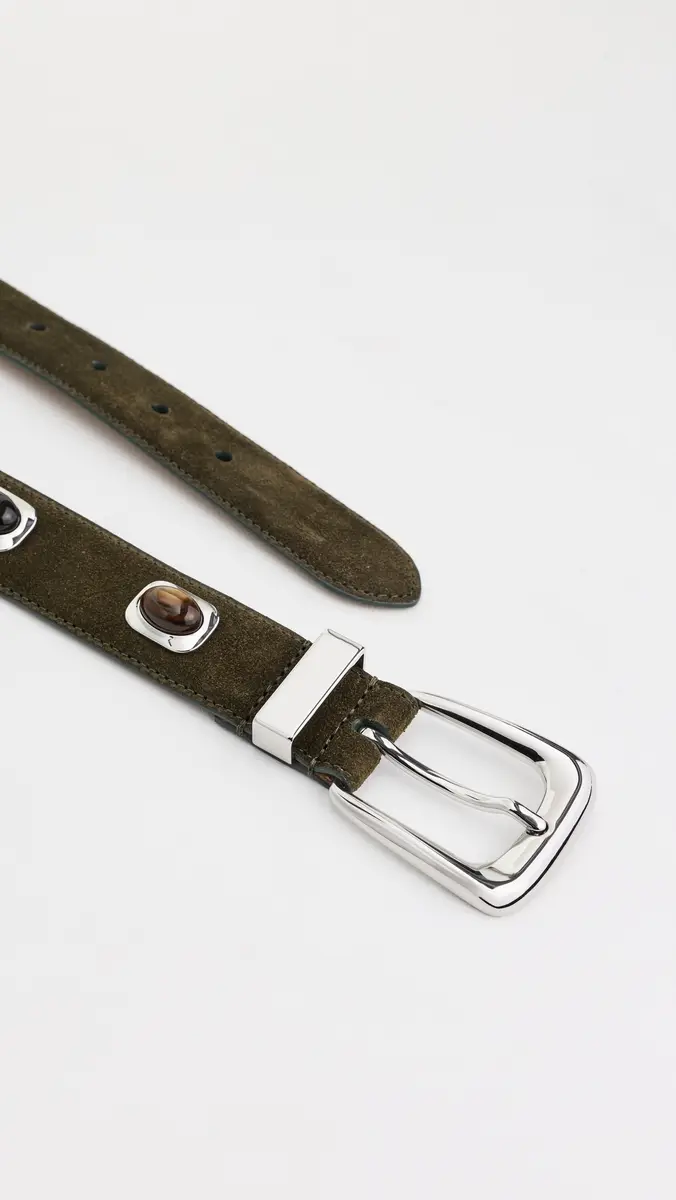 Veronica Beard Stone Embellished Suede Arch Belt | Thumbnail 5 Veronica Beard Stone Embellished Suede Arch Belt | Thumbnail 5