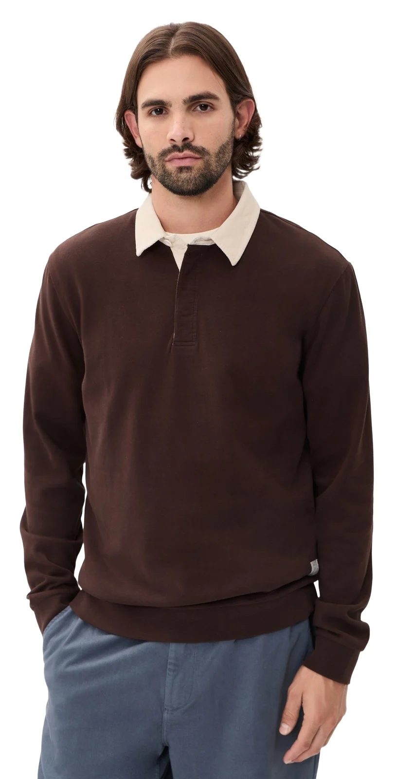 Marine Layer Sueded Rugby Polo