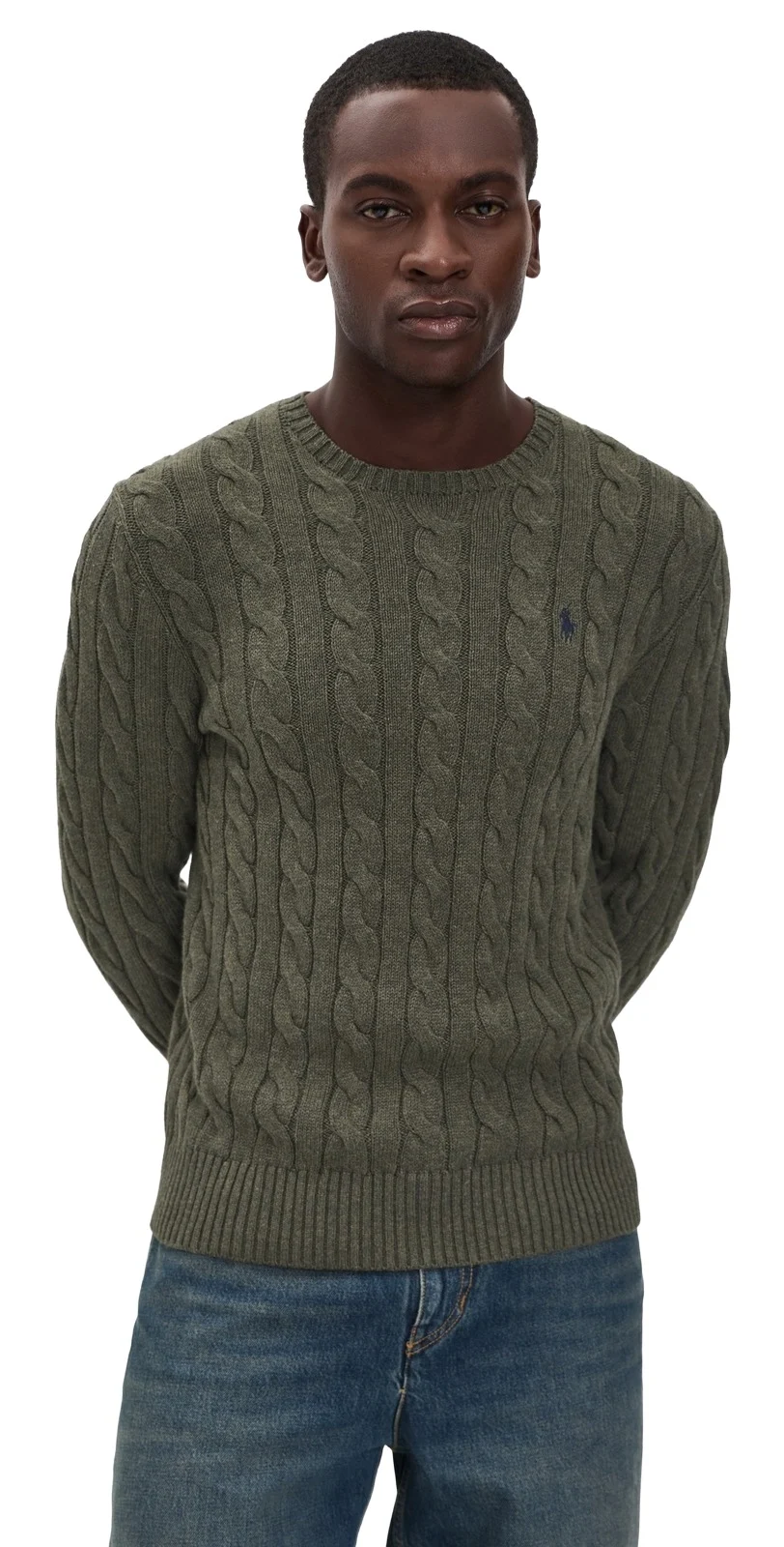 Cotton Cable Knit Sweater