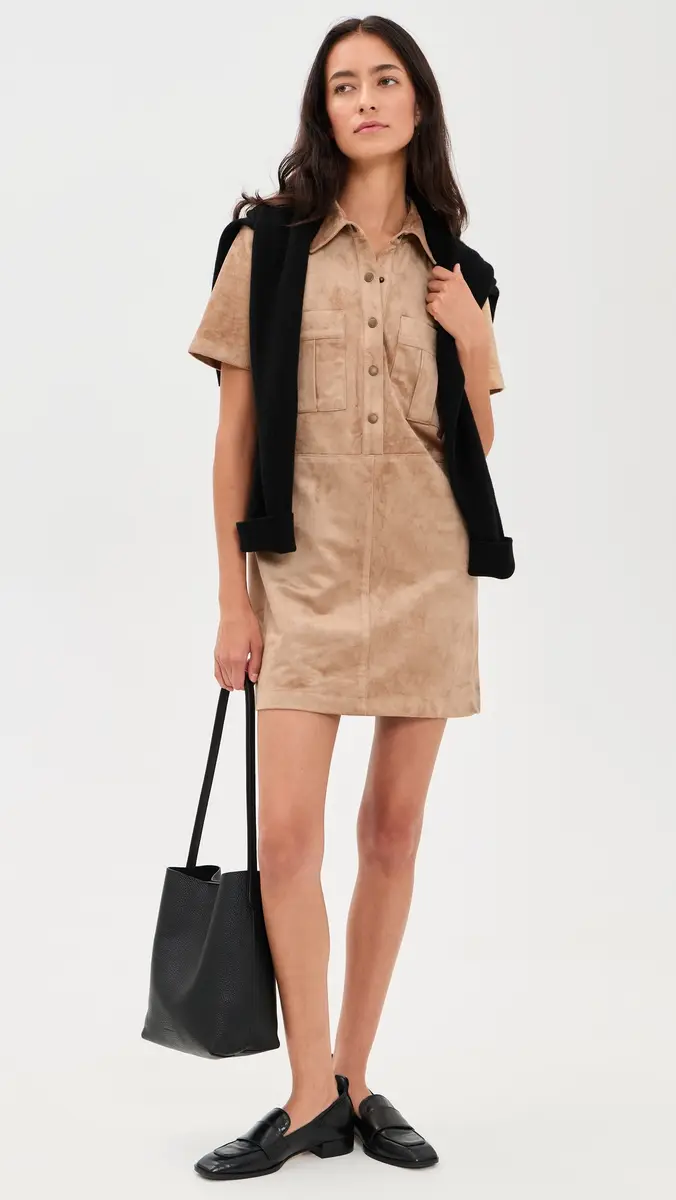 Z Supply Leone Faux Suede Dress | Thumbnail 5 Z Supply Leone Faux Suede Dress | Thumbnail 5