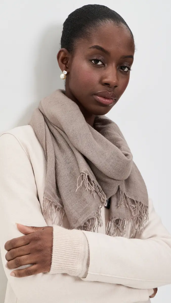 CHAN LUU Featherweight Cashmere Scarf | Thumbnail 3
