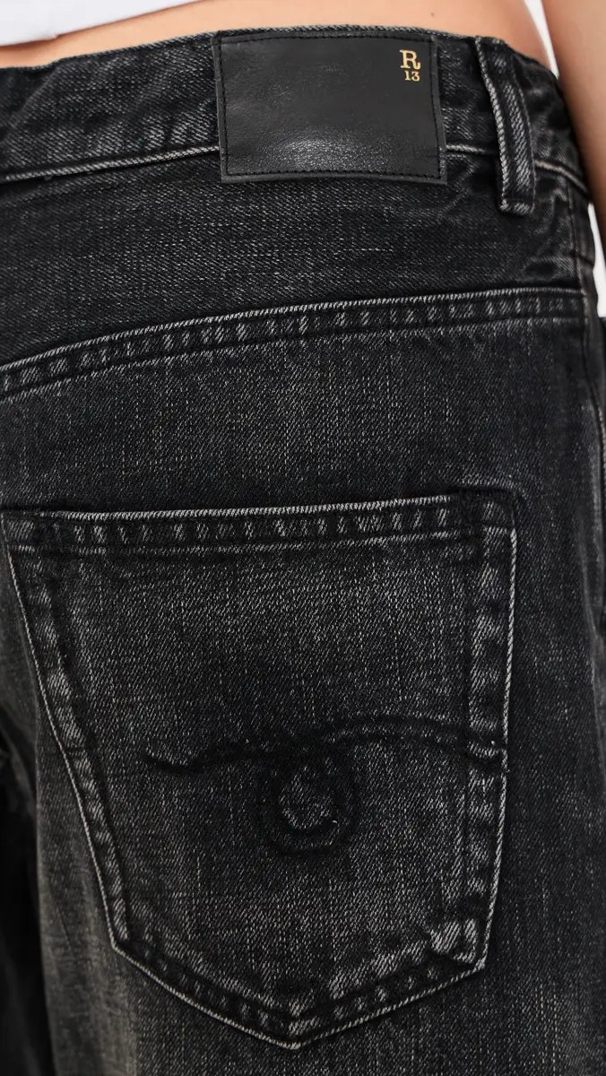 R13 Articulated Knee Ex-Boyfriend Jeans | Thumbnail 6 R13 Articulated Knee Ex-Boyfriend Jeans | Thumbnail 6