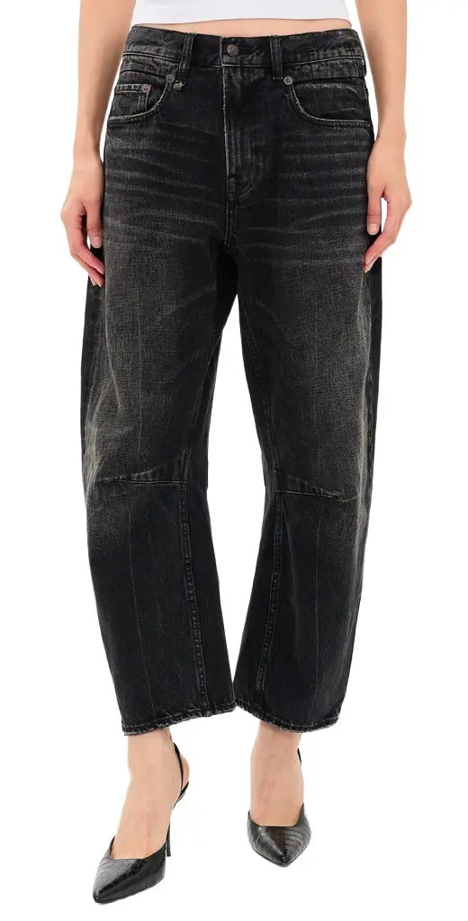 R13 Articulated Knee Ex-Boyfriend Jeans