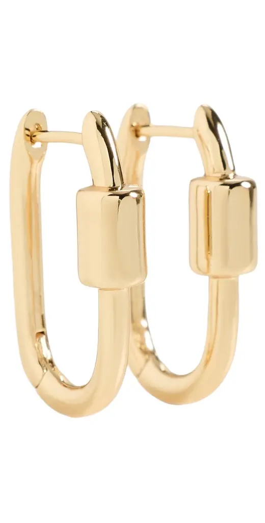 Madewell Carabiner Hoop Earrings