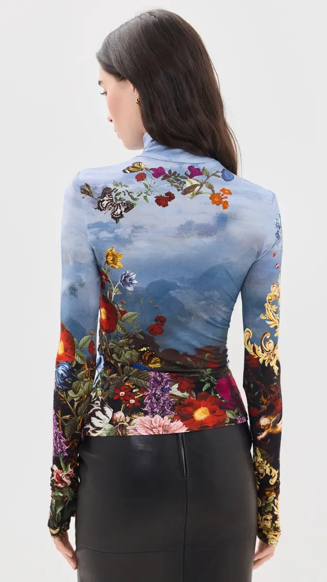 Alice + Olivia Delaina Turtleneck Top | Thumbnail 3