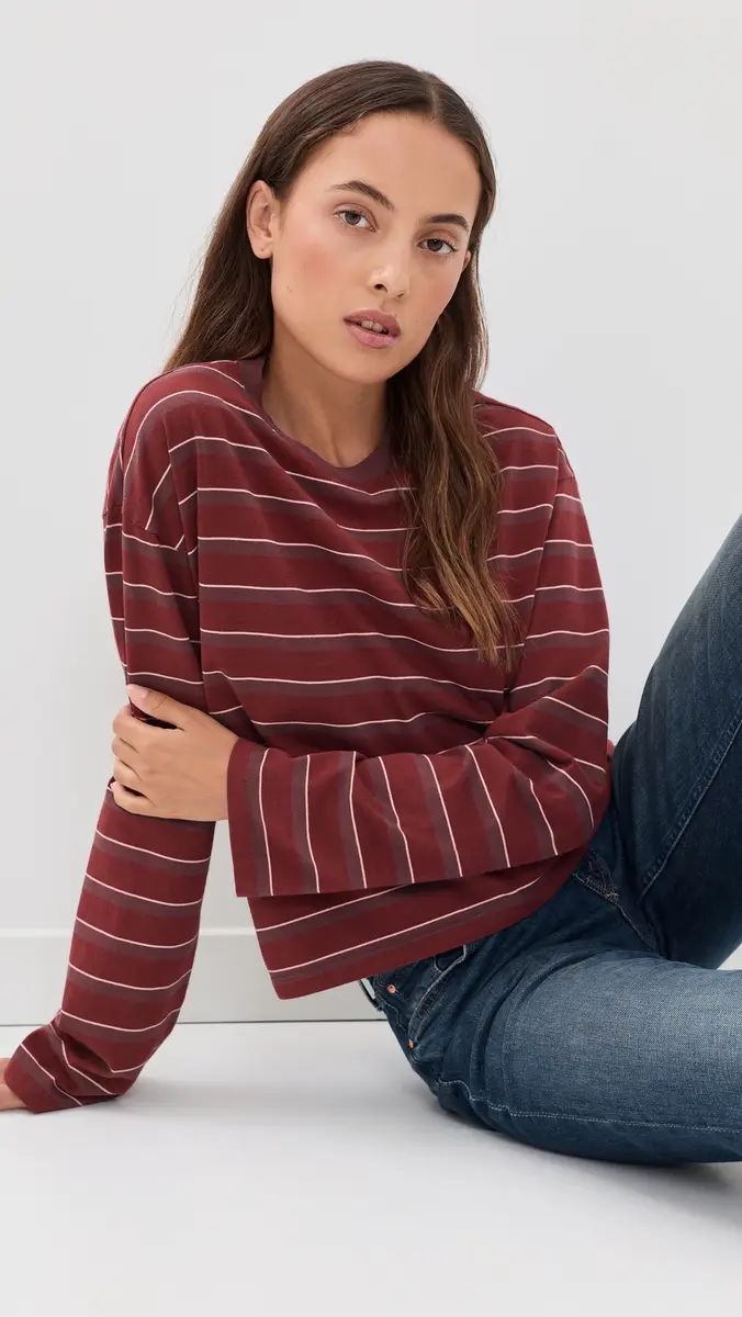 rag & bone Kelly Stripe Boxy Tee | Thumbnail 2 rag & bone Kelly Stripe Boxy Tee | Thumbnail 2