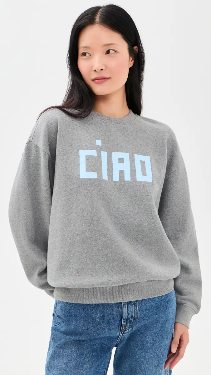 Clare V. Clare V. Ciao Oversized Sweatshirt | Thumbnail 2 Clare V. Clare V. Ciao Oversized Sweatshirt | Thumbnail 2