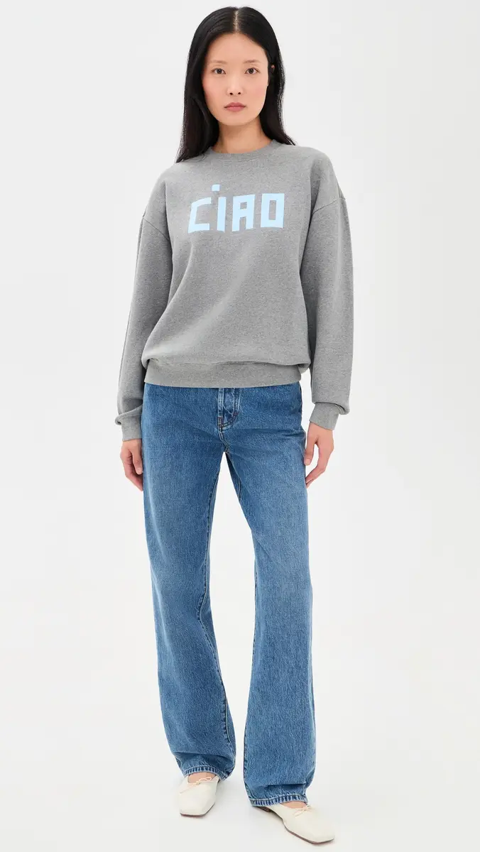 Clare V. Clare V. Ciao Oversized Sweatshirt | Thumbnail 5 Clare V. Clare V. Ciao Oversized Sweatshirt | Thumbnail 5