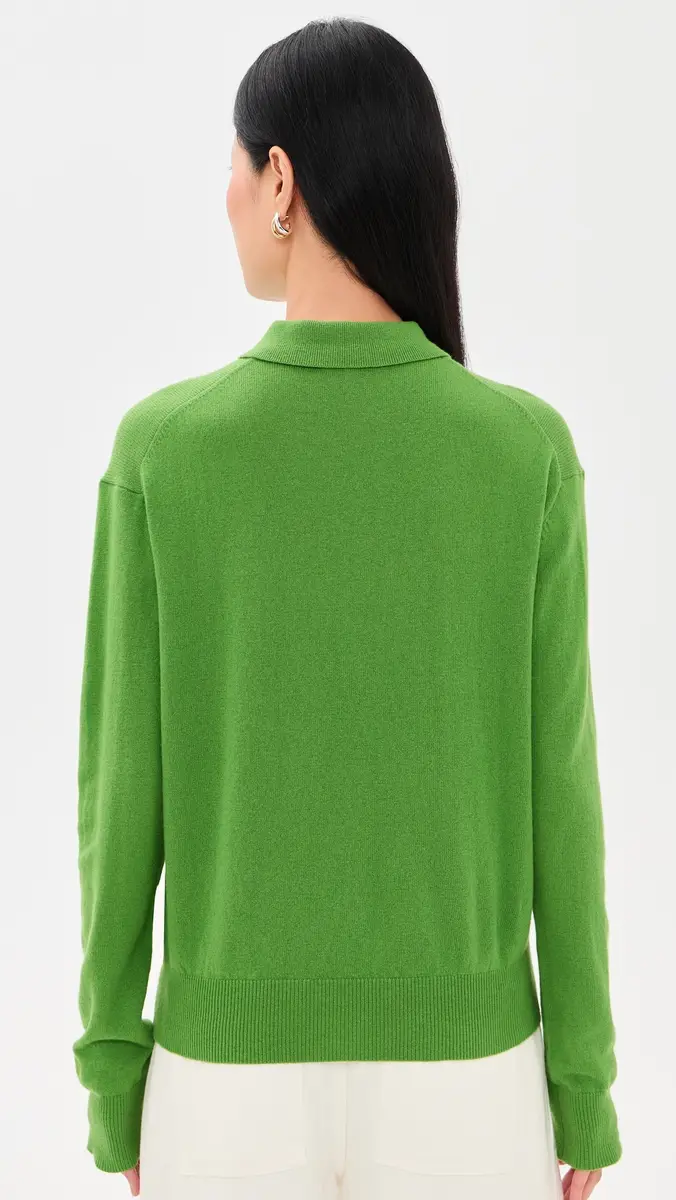 Madewell Polo Sweater In Soft Wool | Thumbnail 3