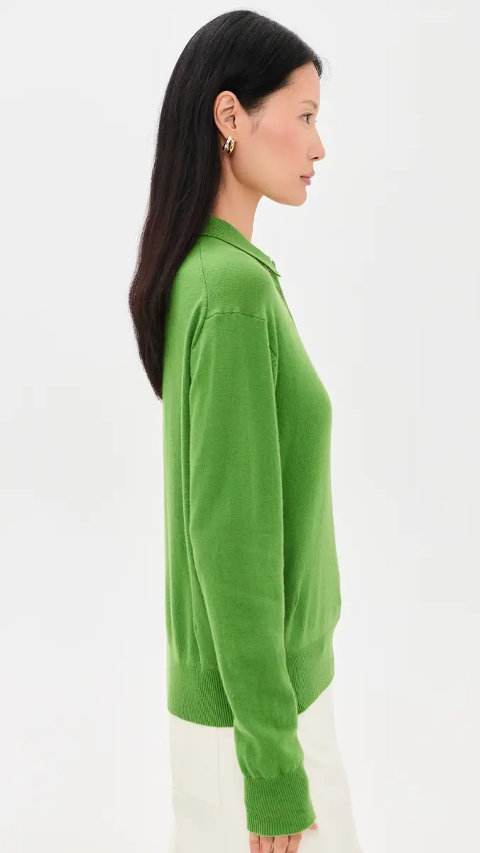 Madewell Polo Sweater In Soft Wool | Thumbnail 4