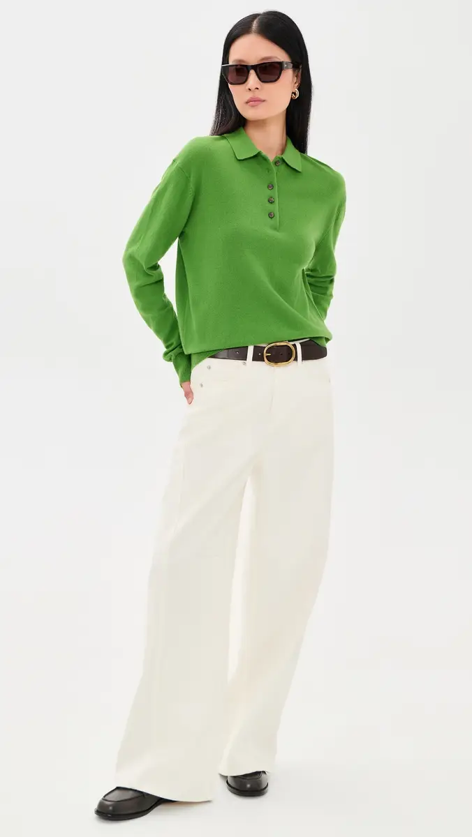 Madewell Polo Sweater In Soft Wool | Thumbnail 5