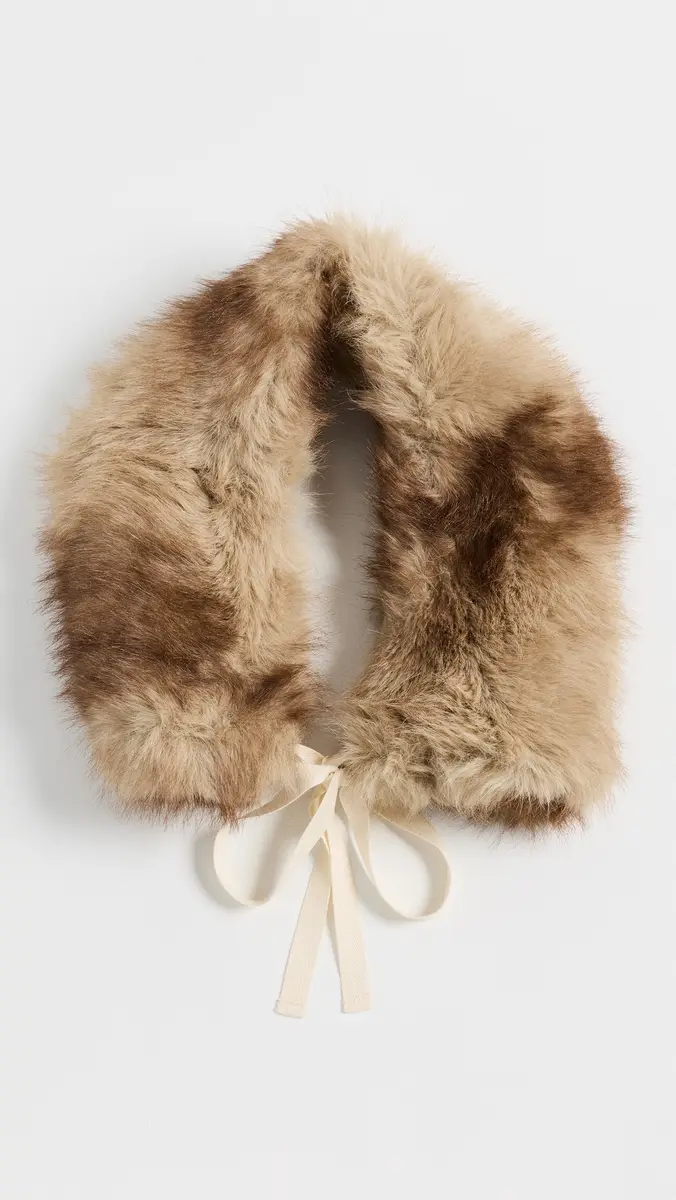 Apparis Eliza Faux Mink Collar | Thumbnail 2
