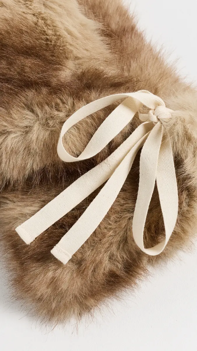 Apparis Eliza Faux Mink Collar | Thumbnail 4