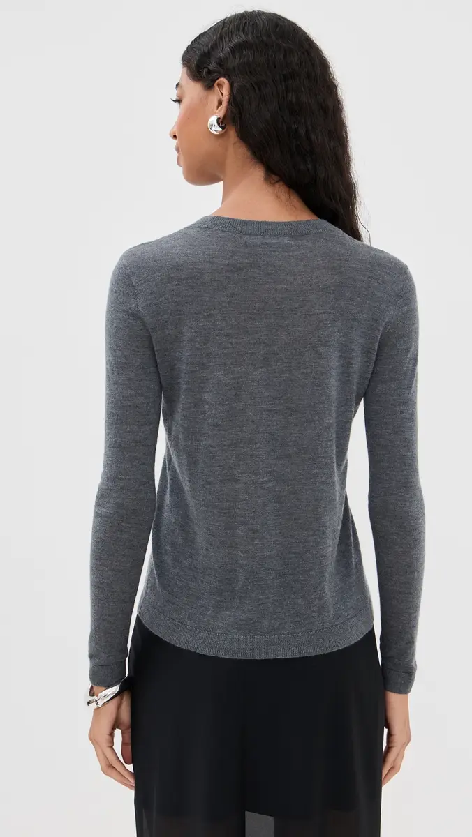 Co Long Sleeve Cashmere Crew Sweater | Thumbnail 3 Co Long Sleeve Cashmere Crew Sweater | Thumbnail 3