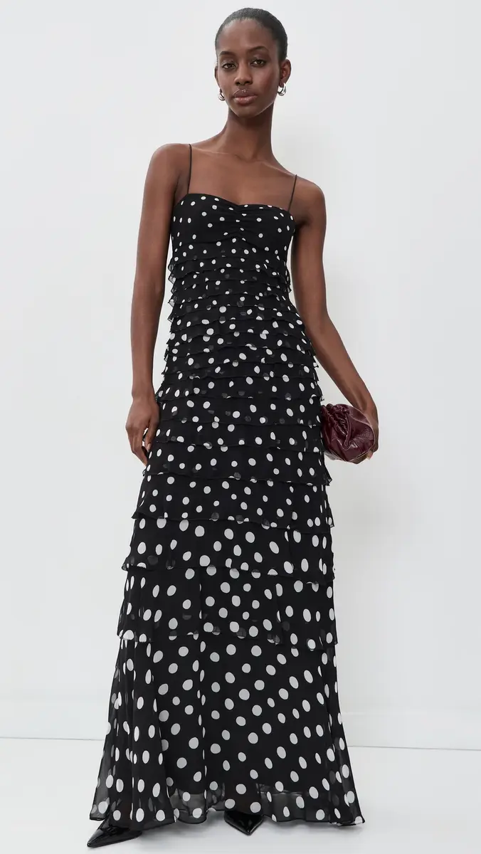 Saloni Niki Long Dress | Thumbnail 5 Saloni Niki Long Dress | Thumbnail 5