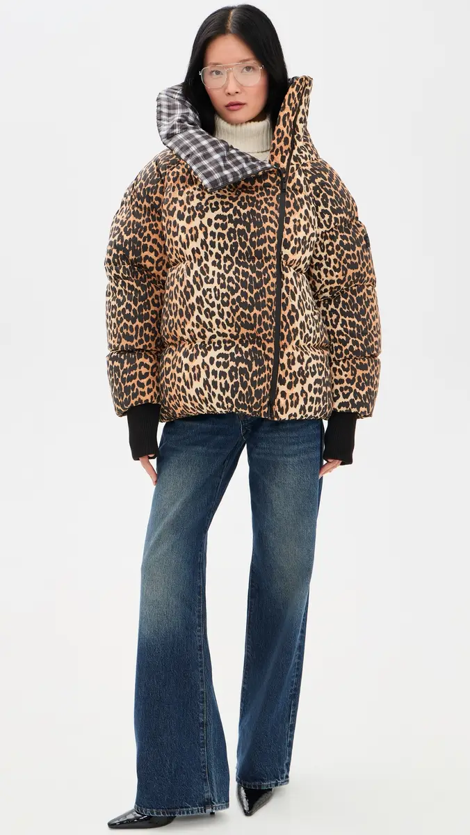 Ganni Future Nylon Printed Quilt Puffer | Thumbnail 2 Ganni Future Nylon Printed Quilt Puffer | Thumbnail 2