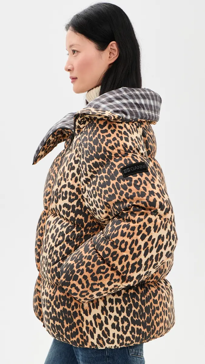 Ganni Future Nylon Printed Quilt Puffer | Thumbnail 5 Ganni Future Nylon Printed Quilt Puffer | Thumbnail 5