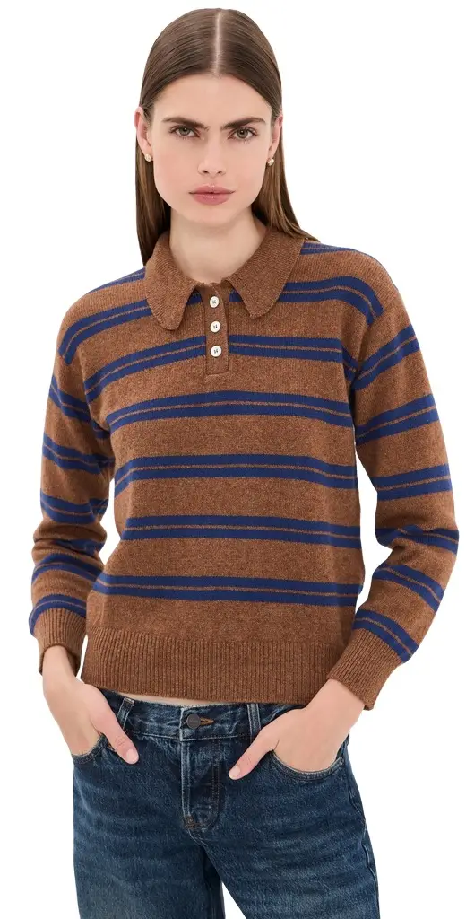 Daughter & The Edie Stripe Polo Shirt