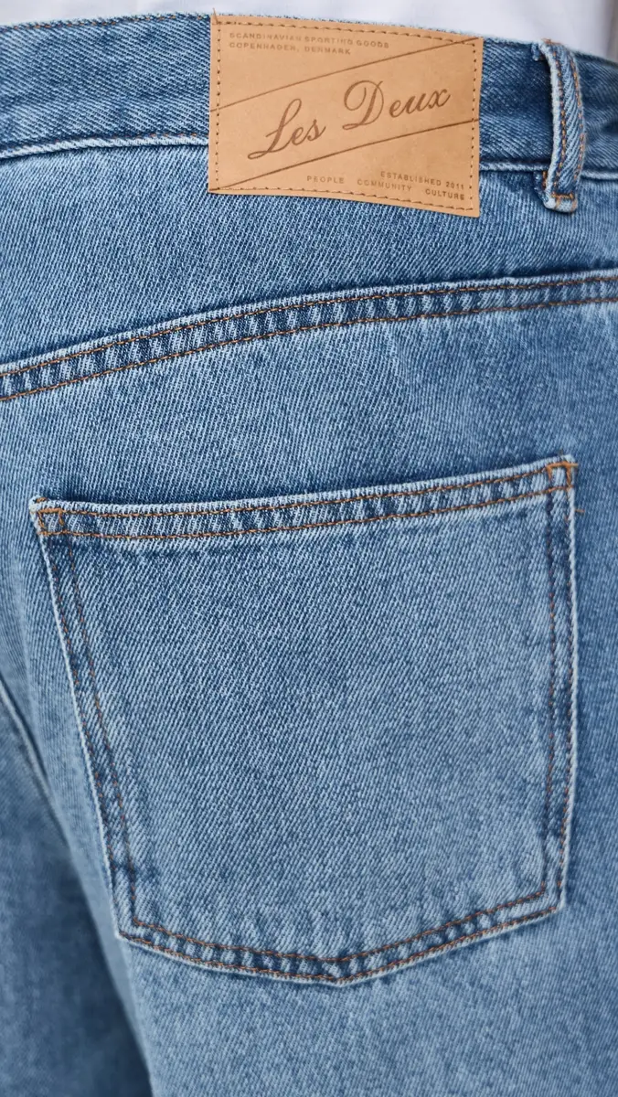 Les Deux Ryder Washed Denim Jeans | Thumbnail 6