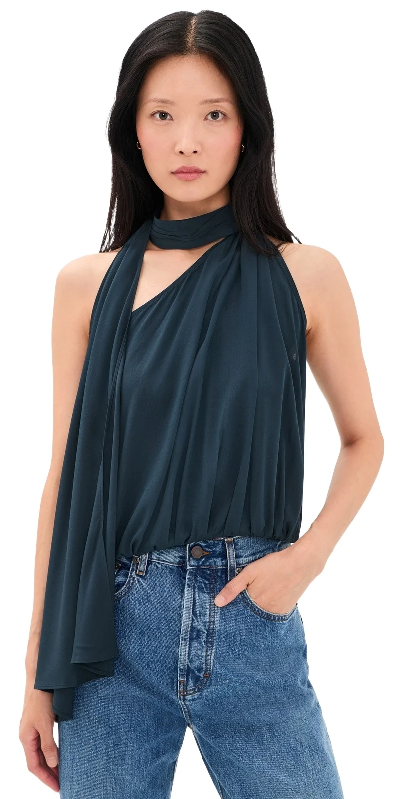 A. L.C. Celeste Silk Top