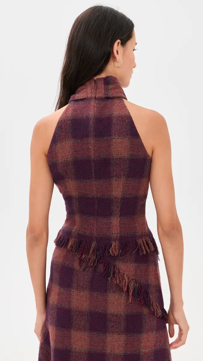 Rowing Blazers Tartan Scarf Tank Top | Thumbnail 3