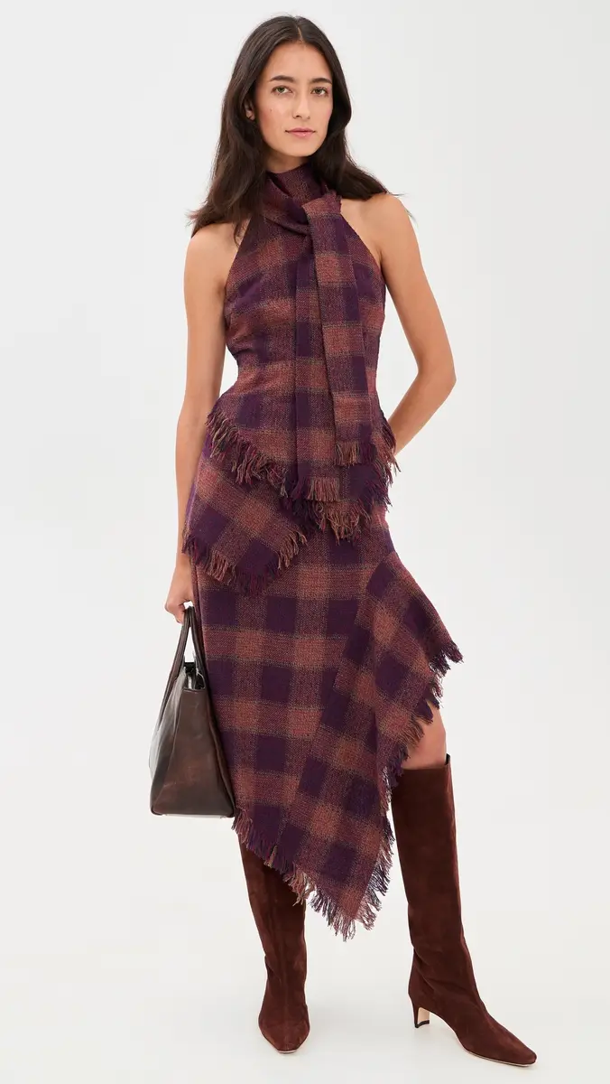 Rowing Blazers Tartan Scarf Tank Top | Thumbnail 5
