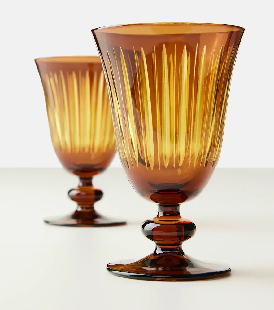 L'Objet Prism set of 4 wine glasses | Thumbnail 3