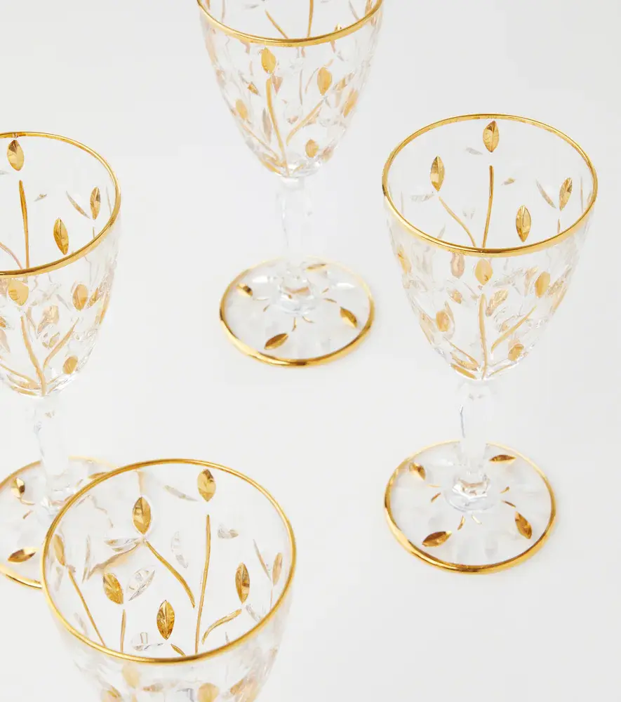 LES OTTOMANS Set of 4 crystal wine glasses | Thumbnail 2