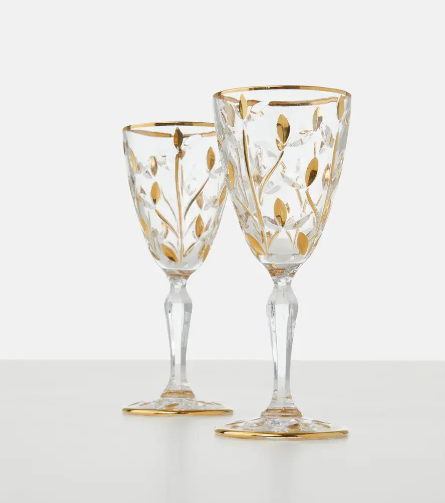 LES OTTOMANS Set of 4 crystal wine glasses | Thumbnail 3