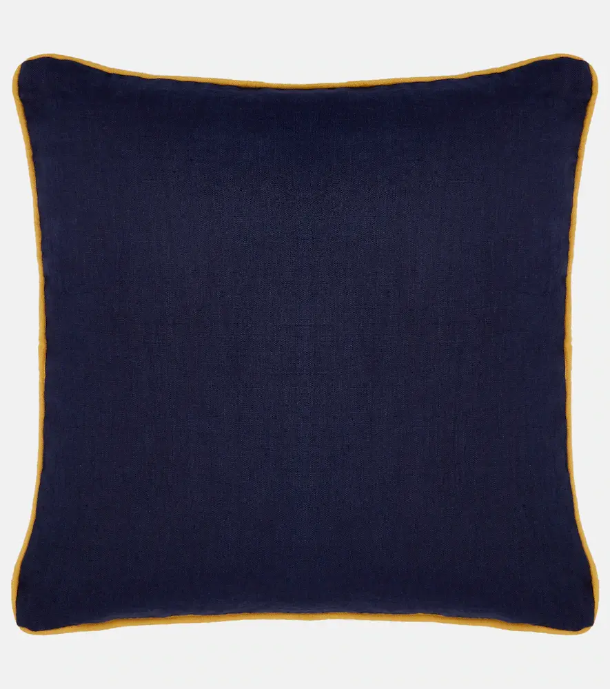 LES OTTOMANS Embroidered cotton canvas cushion | Thumbnail 4