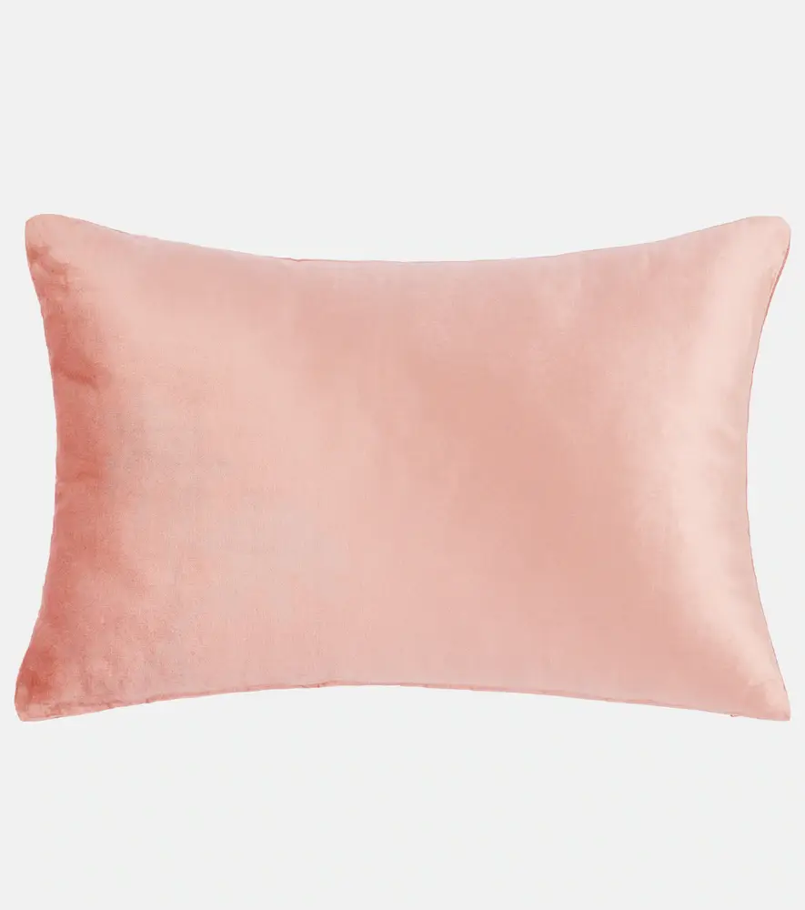 LES OTTOMANS Palms embroidered velvet cushion | Thumbnail 2