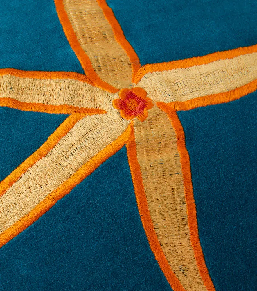 LES OTTOMANS Starfish embroidered cushion | Thumbnail 5