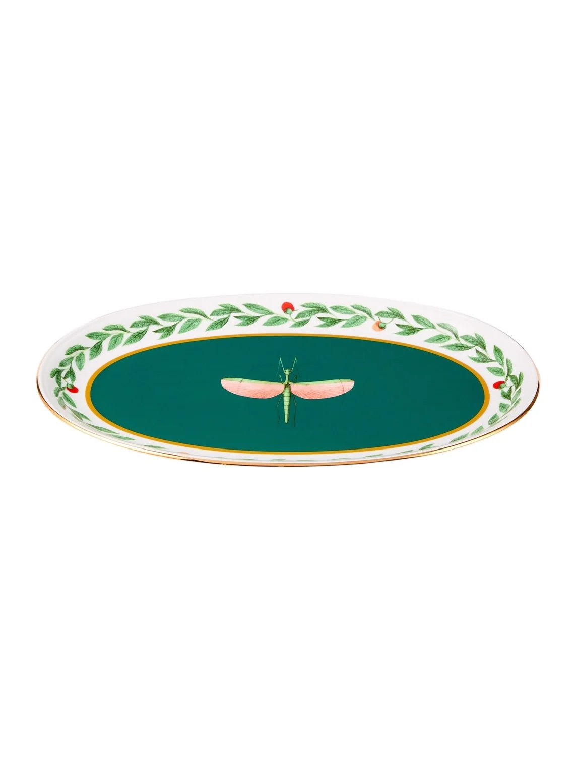 La DoubleJ Libellula porcelain platter
