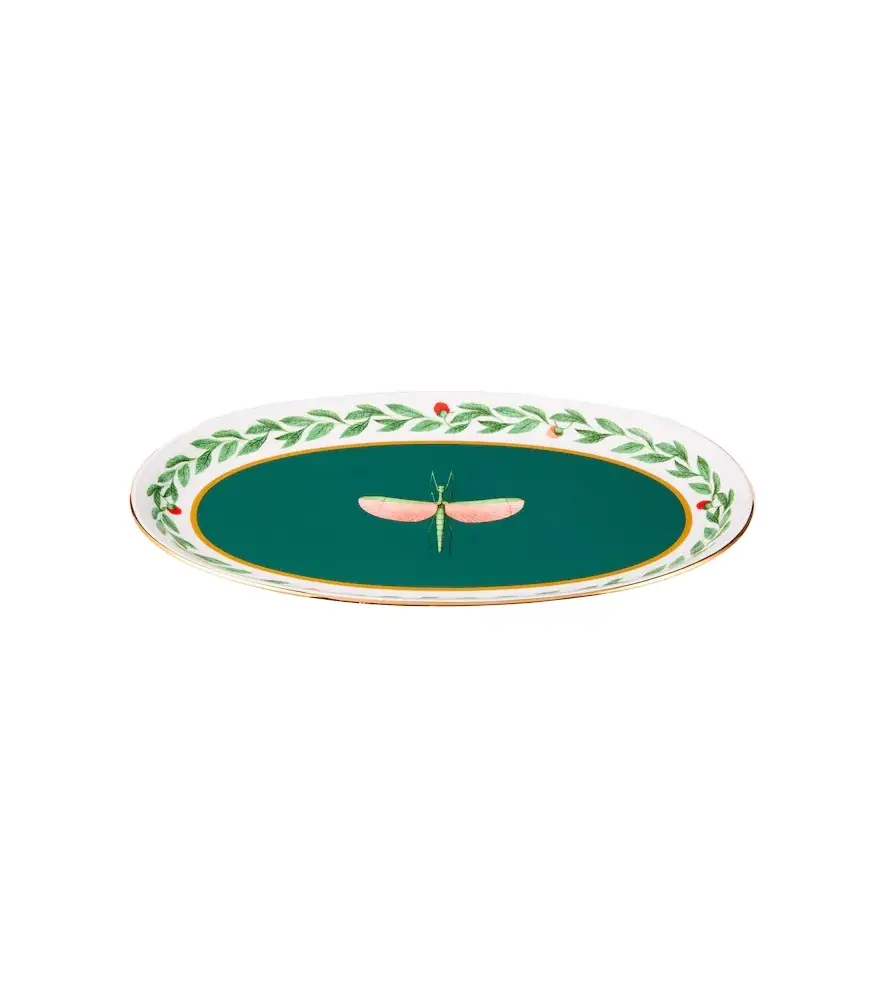 La DoubleJ Libellula porcelain platter